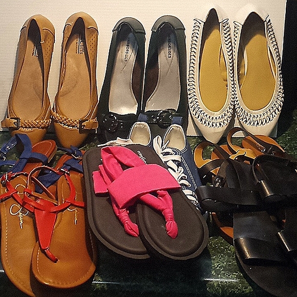 Jessica Simpson,Cliffs ,Arizona, Old Navy And Others Size9 Shoe Lot - Picture 1 of 15